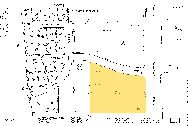 24602 Raymond Way, Lake Forest, CA à louer - Plan cadastral - Image 2 de 2