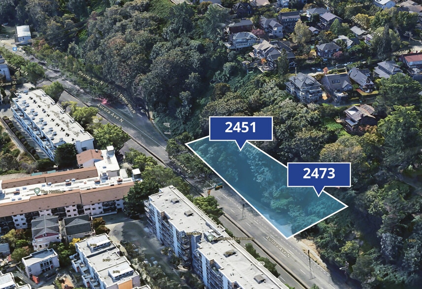 2451-2473 Aurora Ave N, Seattle, WA à vendre - Photo du bâtiment - Image 2 de 5