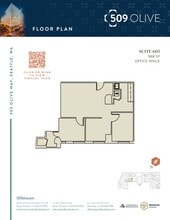 509 Olive Way, Seattle, WA à louer Plan d’étage- Image 1 de 1