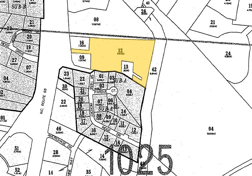 649 South Regional Rd, Greensboro, NC for sale - Plat Map - Image 2 of 6
