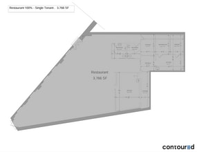 3129 W Sunset Blvd, Los Angeles, CA à louer Plan d’étage- Image 1 de 3