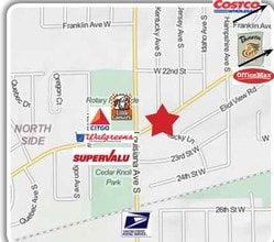 2326-2339 Louisiana Ave, Saint Louis Park, MN - AERIAL  map view