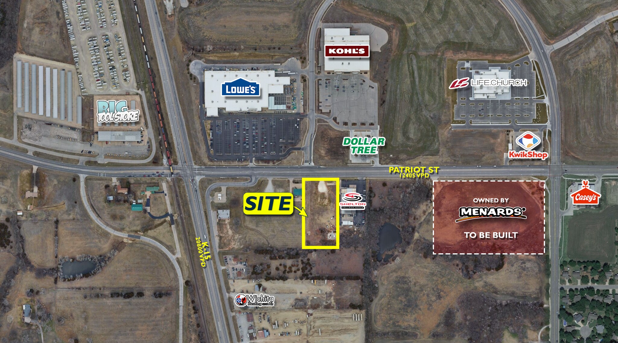 63rd St S & Hwy K-15, Derby, KS à vendre Photo du bâtiment- Image 1 de 6