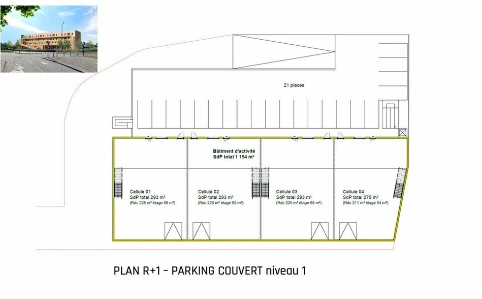 Flex in Le Havre for lease - Floor Plan - Image 3 of 5