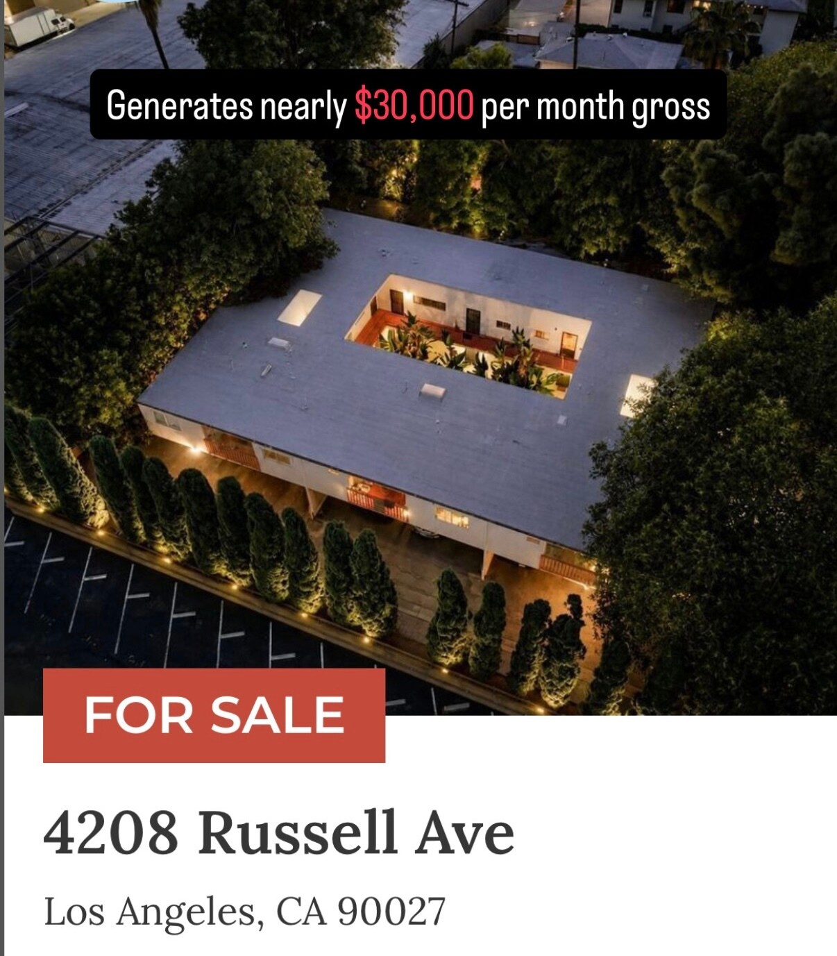 4208 Russell Ave, Los Angeles, CA à vendre Photo du bâtiment- Image 1 de 42