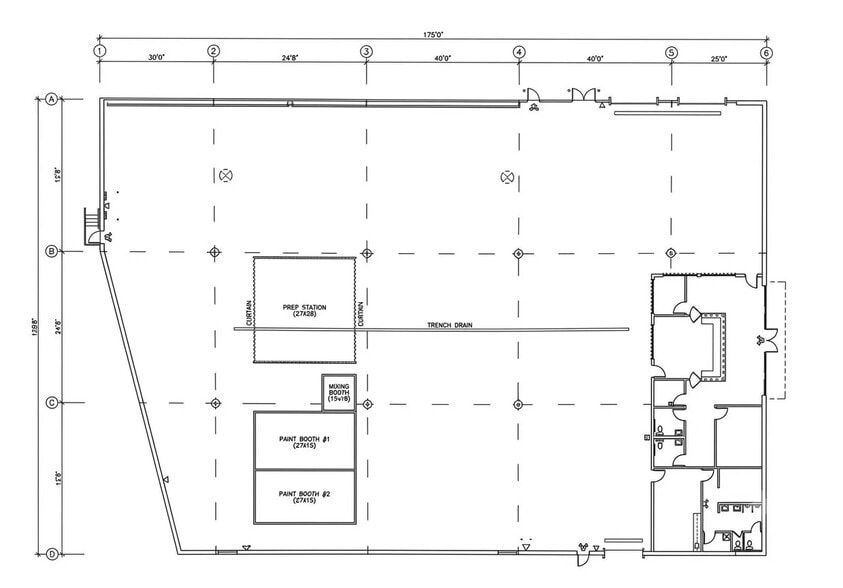 1053 Mt Zion Rd, Morrow, GA à louer - Plan d’étage - Image 2 de 3