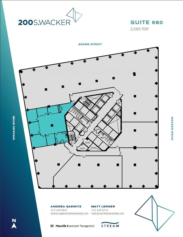 200 S Wacker Dr, Chicago, IL for lease Floor Plan- Image 1 of 1