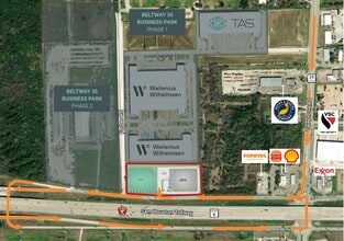 00 S Sam Houston Pky E, Houston, TX - Aerial  map view