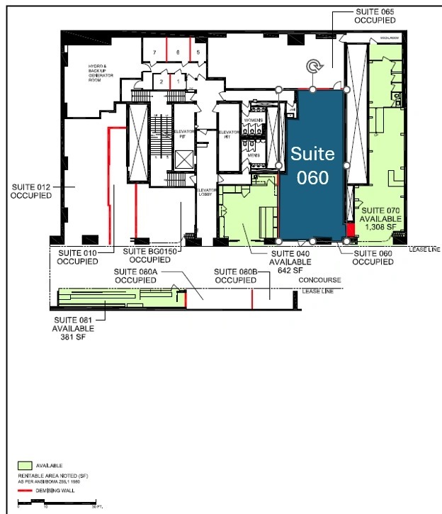 65 Queen St W, Toronto, ON for lease Floor Plan- Image 1 of 1