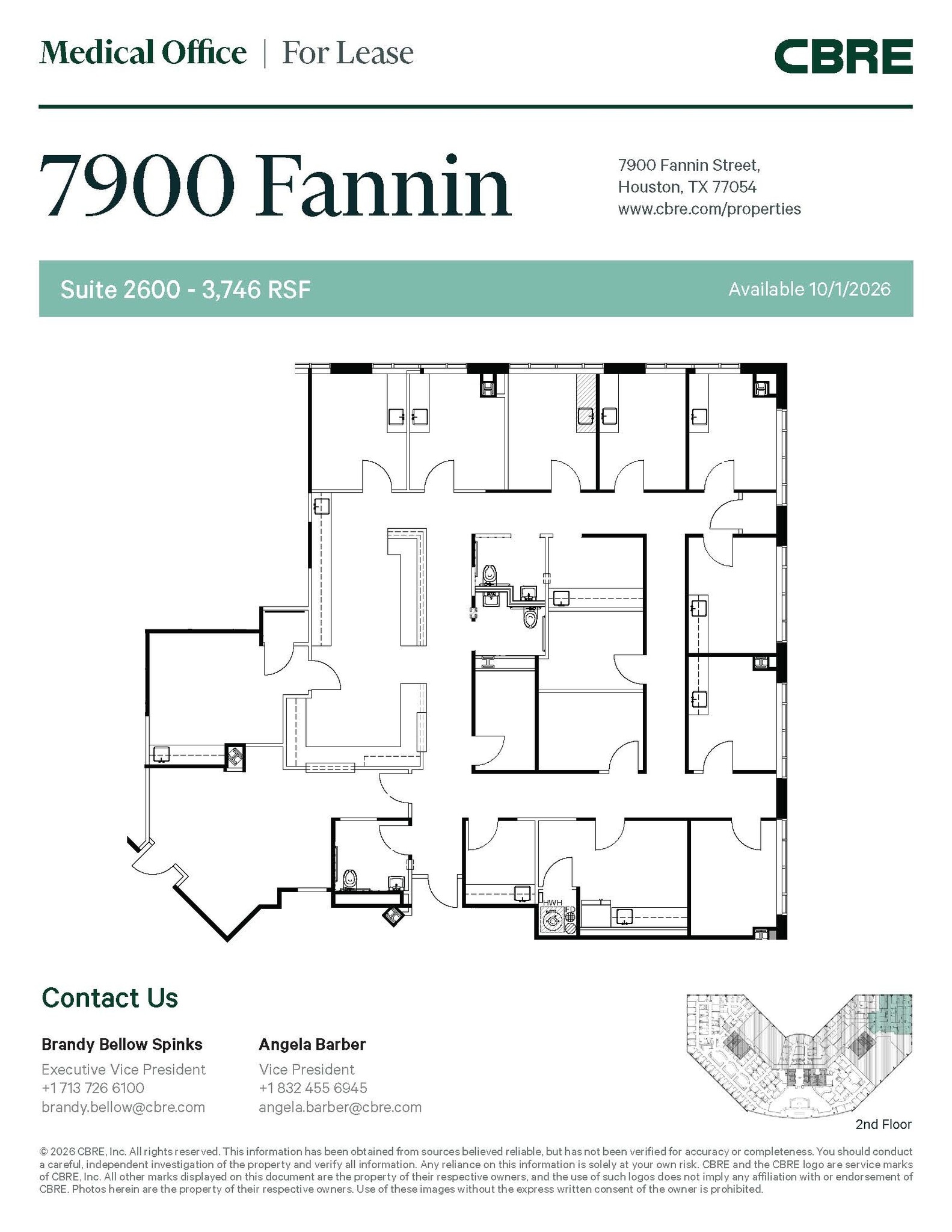 7900 Fannin St, Houston, TX à louer Photo intérieure- Image 1 de 1