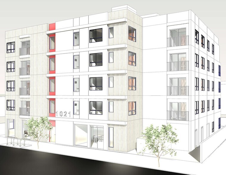 1021-1025 W Florence Ave, Los Angeles, CA à vendre - Photo du bâtiment - Image 2 de 3