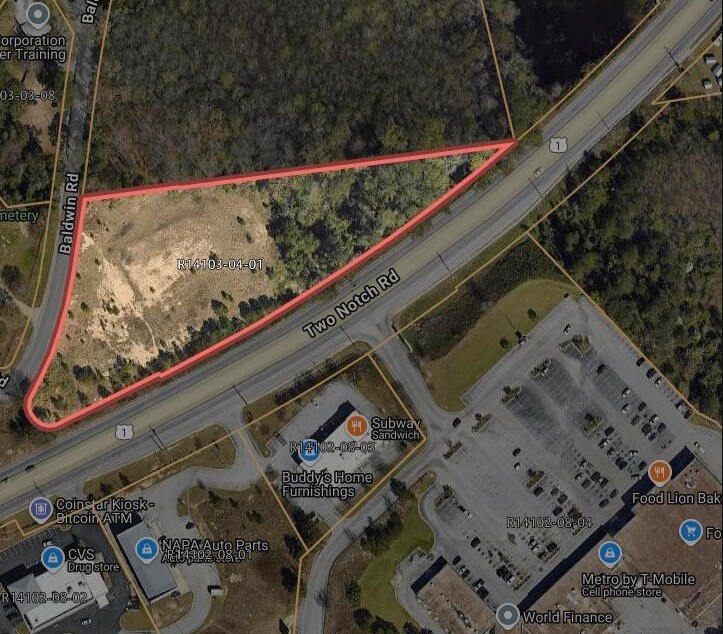 3801 Baldwin rd, Columbia, SC à vendre Aérien- Image 1 de 4