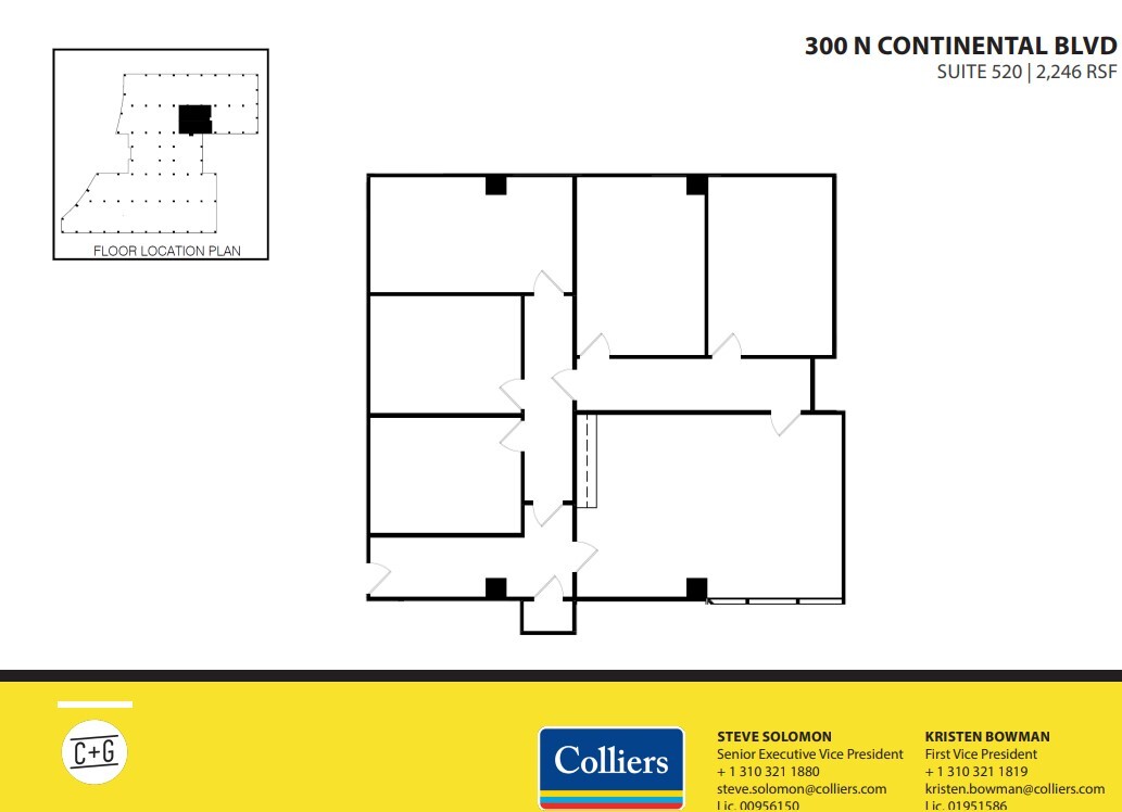 300 Continental Blvd, El Segundo, CA for lease Floor Plan- Image 1 of 1