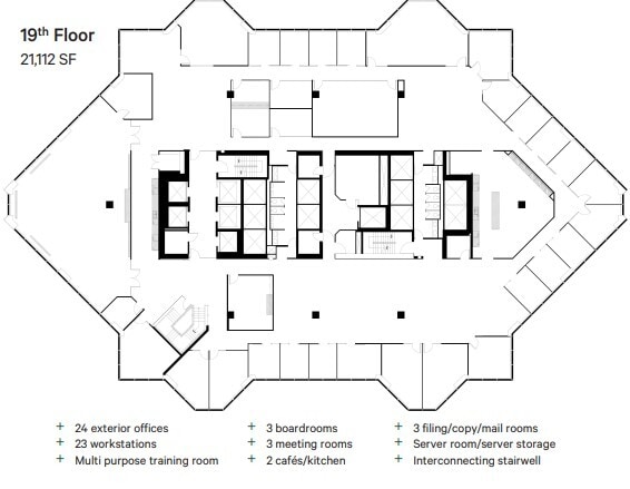 400 3rd Ave SW, Calgary, AB à louer Plan d’étage- Image 1 de 1