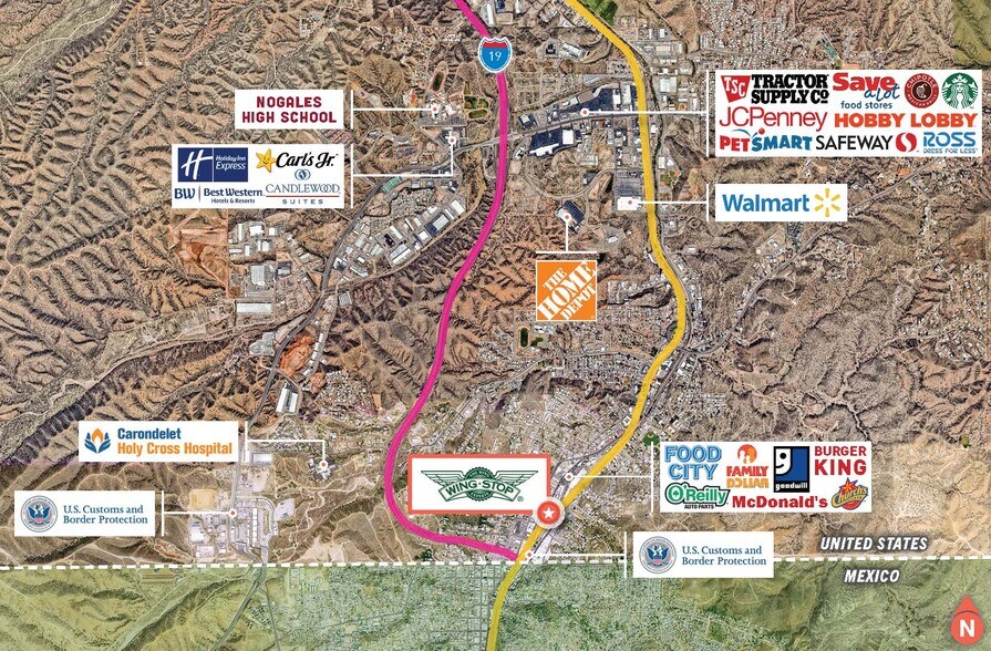 208 N Grand Ave, Nogales, AZ à vendre - Photo du bâtiment - Image 2 de 5