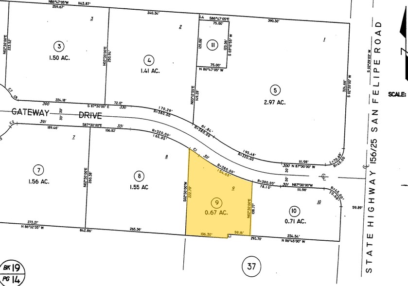 311 Gateway Dr, Hollister, CA à vendre - Plan cadastral - Image 2 de 9