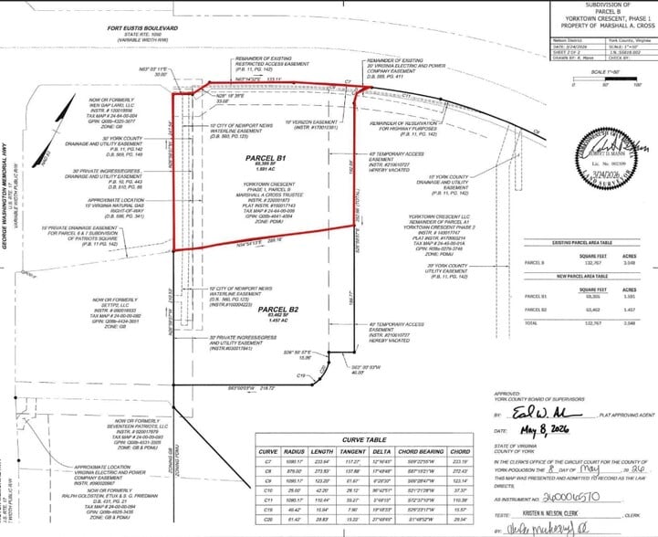 3040 Fort Eustis Blvd, Yorktown, VA for sale - Plat Map - Image 2 of 2
