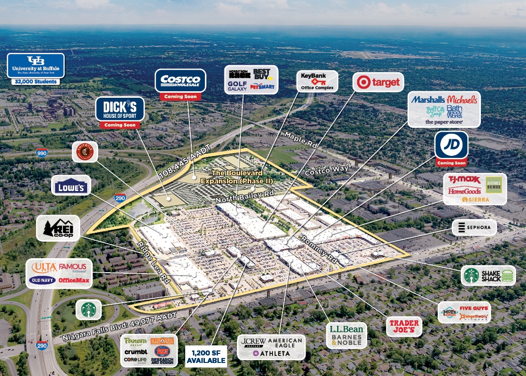 1565-1641 Niagara Falls Blvd, Amherst, NY for lease Building Photo- Image 1 of 1