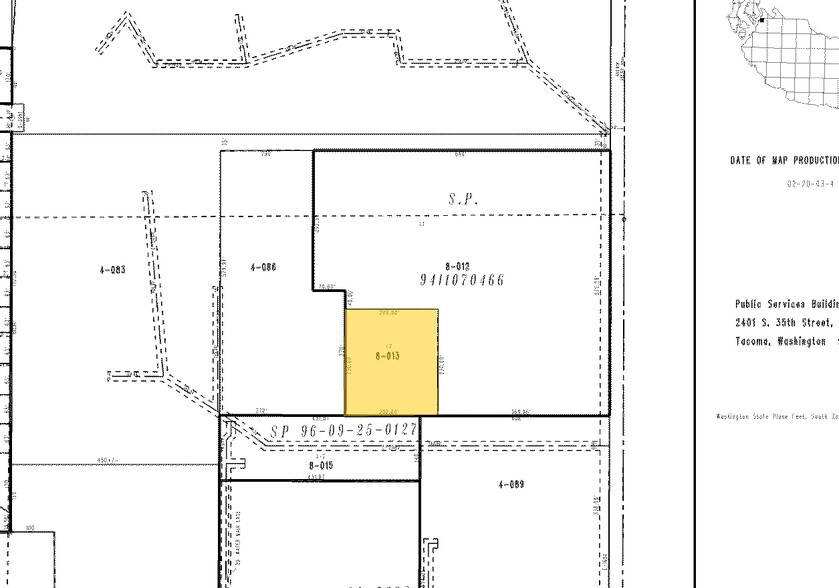 1628 S Mildred St, Tacoma, WA à louer - Plan cadastral - Image 2 de 6