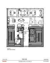 106 W 56th St, New York, NY à louer Plan d  tage- Image 1 de 1