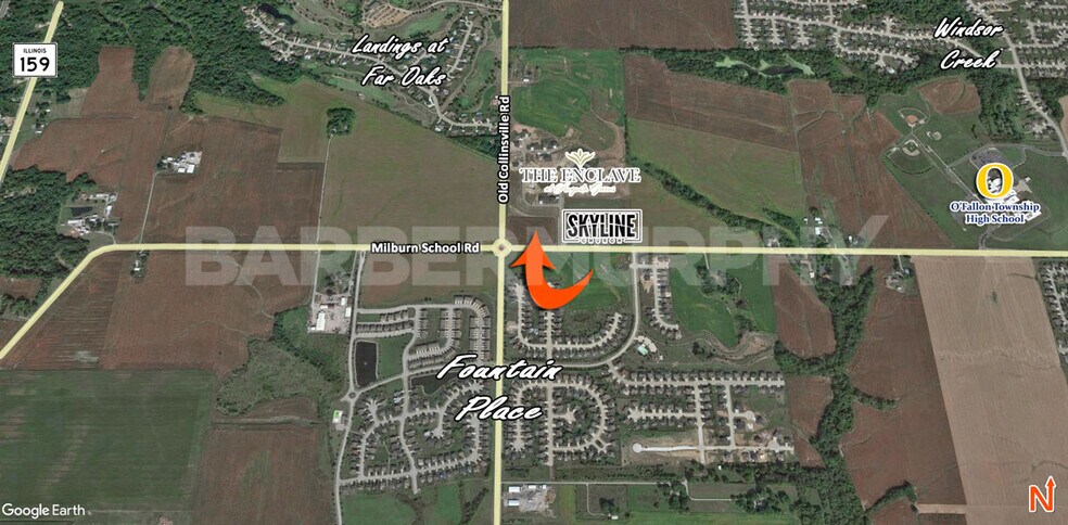 506 Old Collinsville Rd, O'Fallon, IL for sale - Aerial - Image 3 of 4