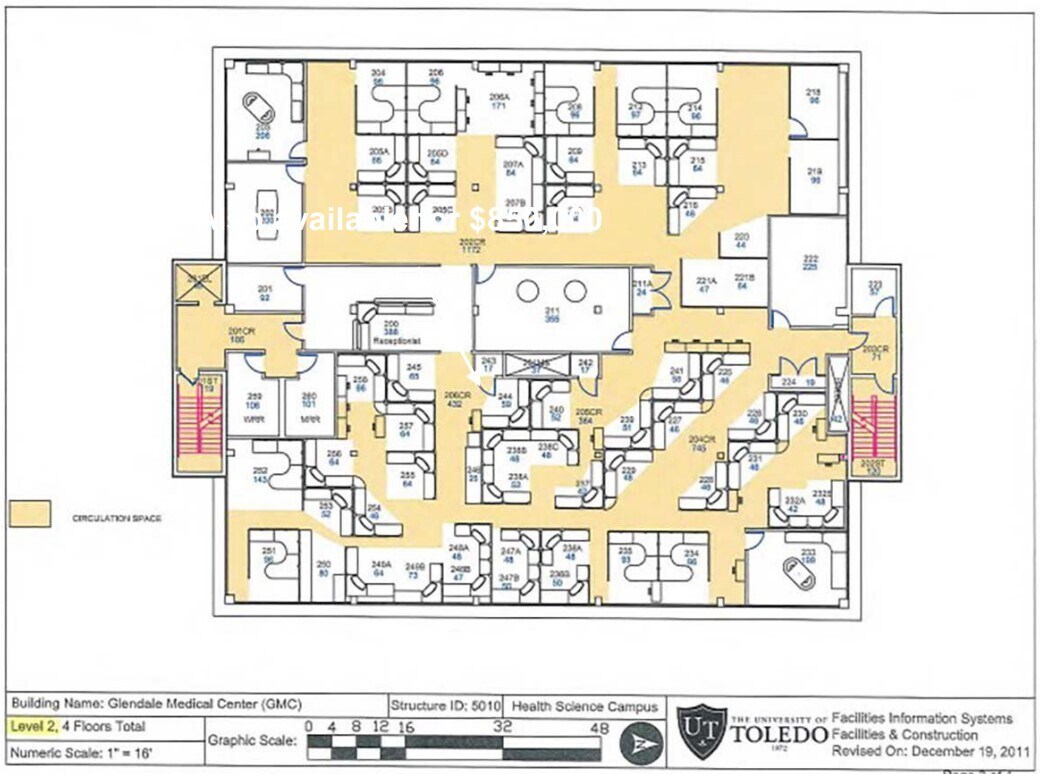 3355 Glendale Ave, Toledo, OH à louer Plan d’étage- Image 1 de 2