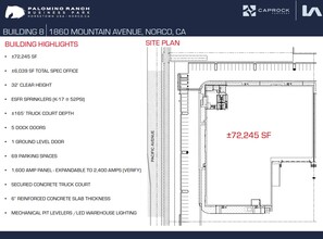 Palomino Ranch, Norco, CA à louer Plan de site- Image 1 de 2