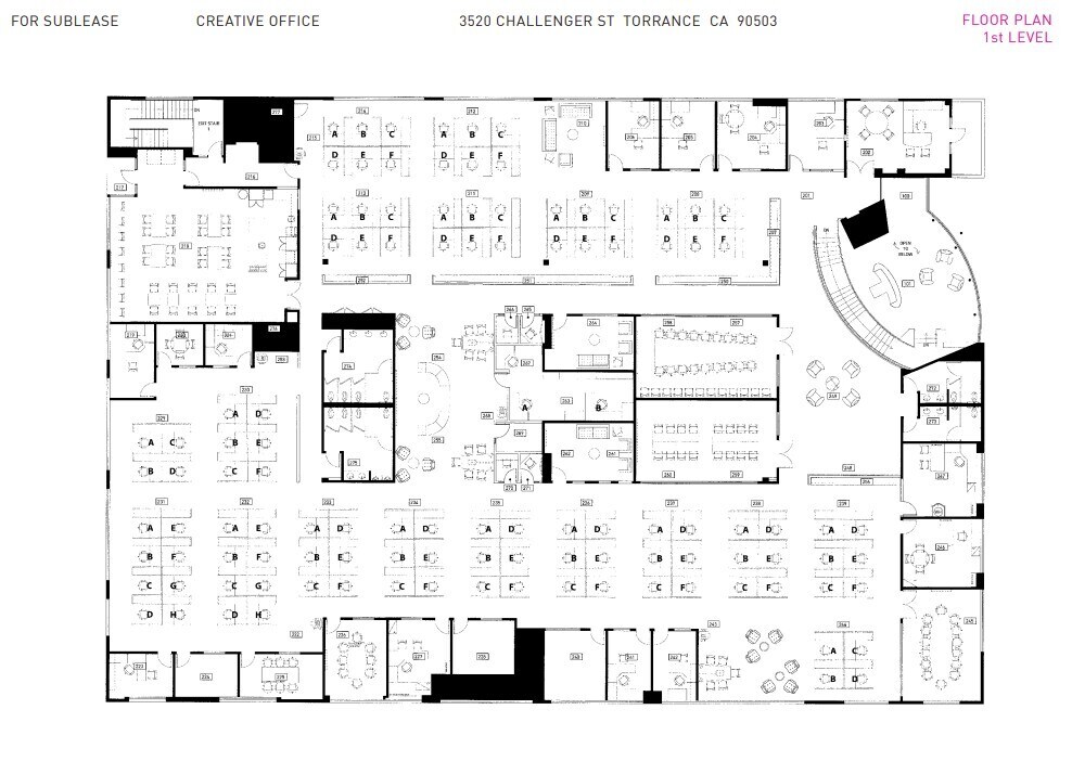 3520 Challenger St, Torrance, CA à louer Plan d’étage- Image 1 de 2
