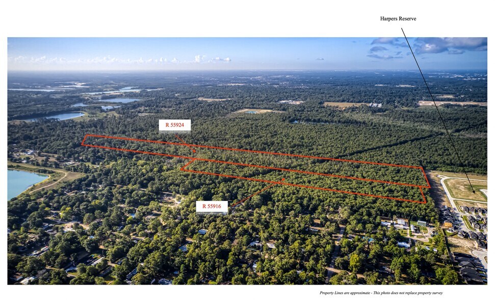 53.8 Acres off Hwy 242, Conroe, TX à vendre - Photo principale - Image 2 de 6