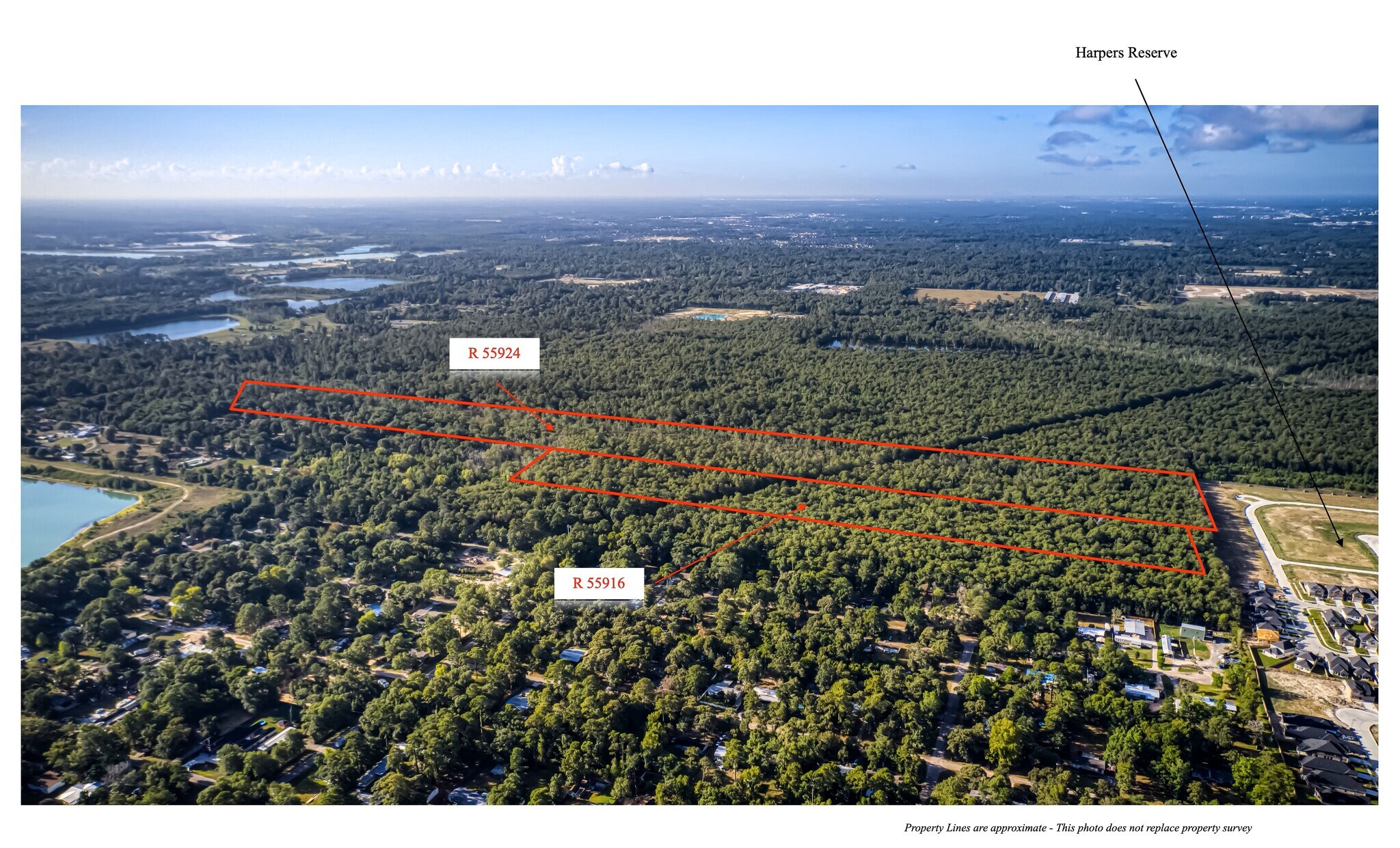 53.8 Acres off Hwy 242, Conroe, TX à vendre Photo principale- Image 1 de 7