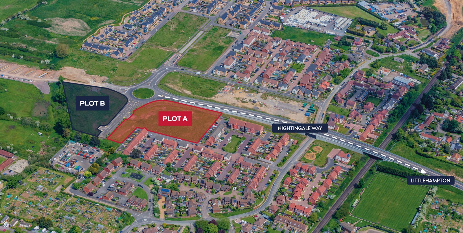 Toddington Ln, Littlehampton for sale Aerial- Image 1 of 3