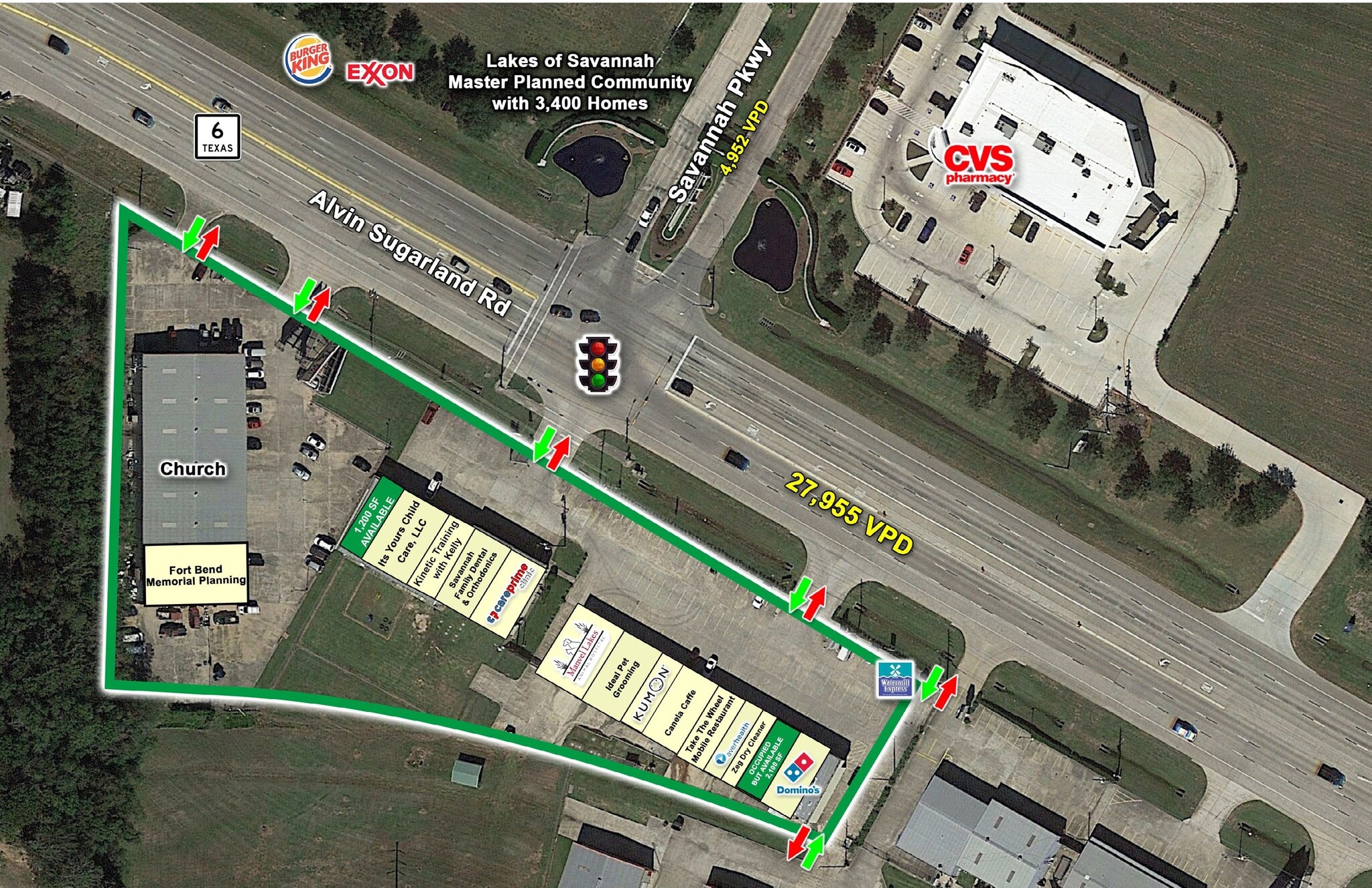 15020-15070 Highway 6, Rosharon, TX à louer Plan de site- Image 1 de 1