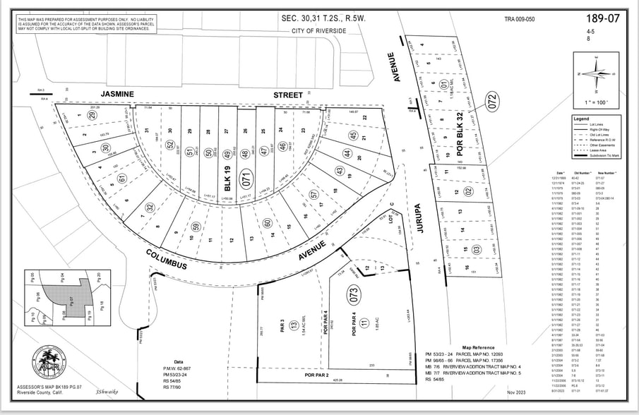 6868 Jurupa Ave, Riverside, CA for sale - Plat Map - Image 2 of 2