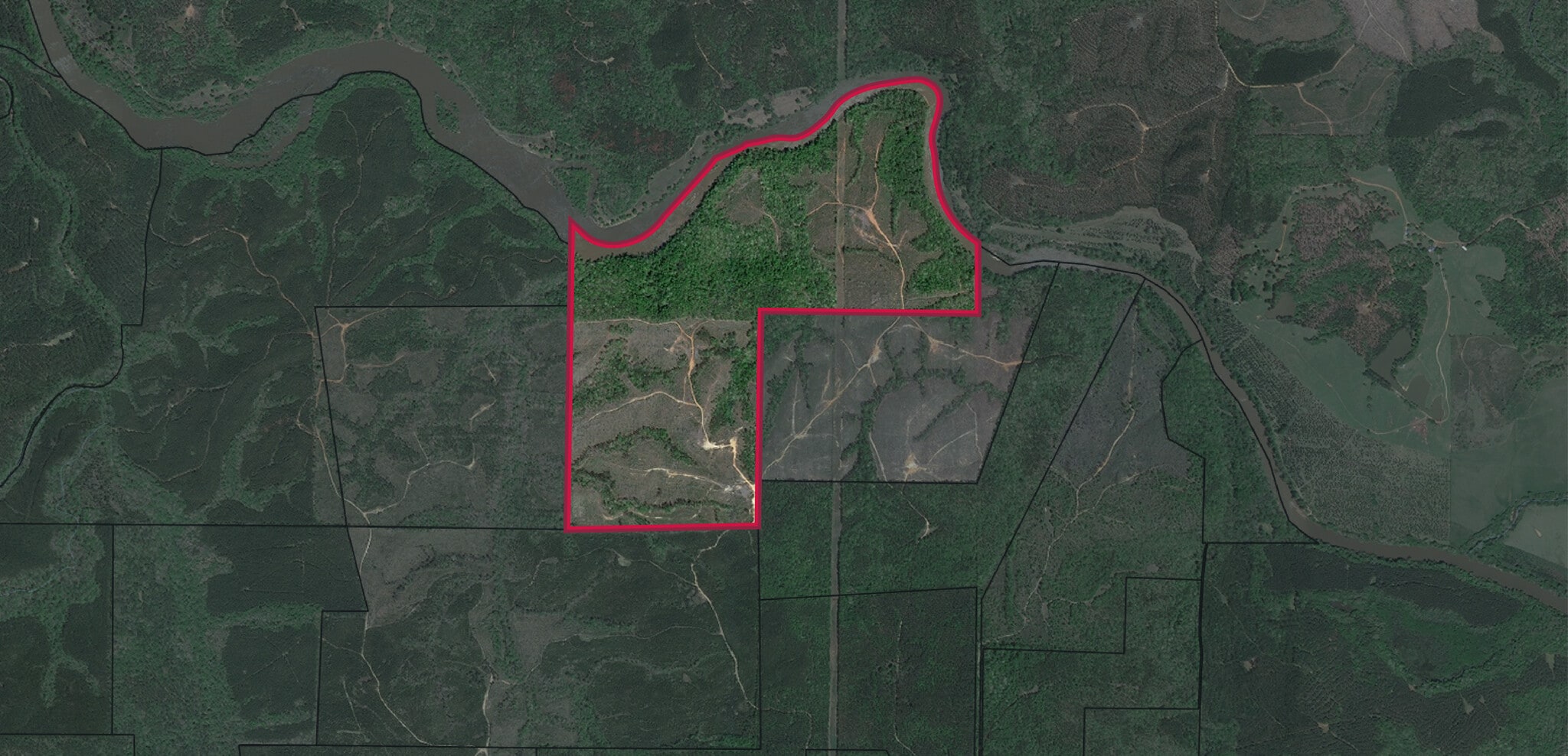 Talbot County Tract 32002B, Talbotton, GA à vendre Aérien- Image 1 de 3