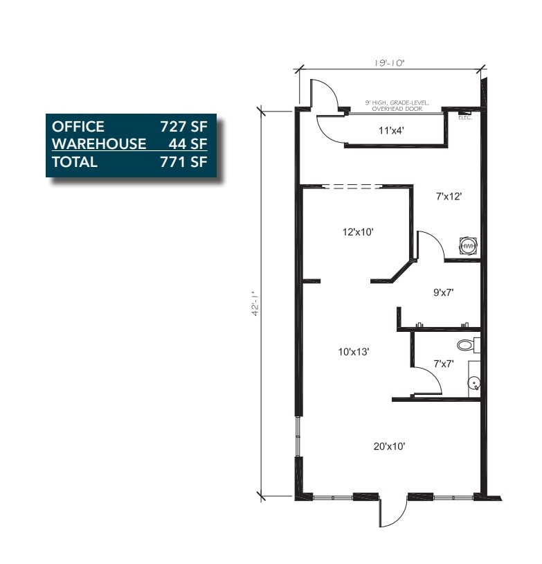 781 Station Dr, Arlington, TX à louer Plan d’étage- Image 1 de 1