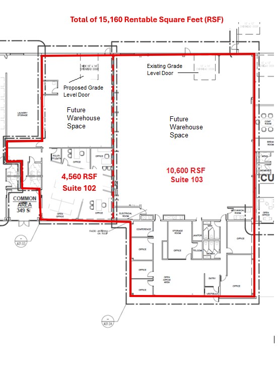 40 Albion Rd, Lincoln, RI à louer Plan d’étage- Image 1 de 1