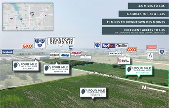 SE Four Mile Drive, Ankeny, IA - AERIAL map view