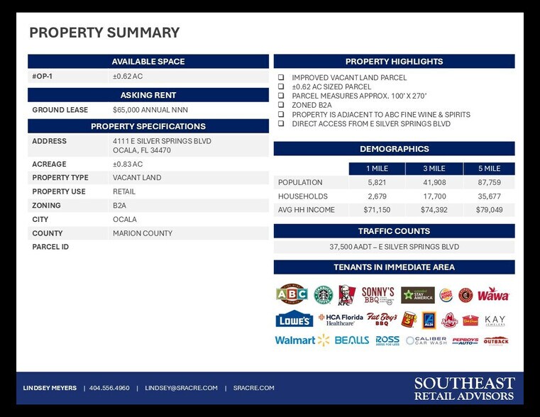 Silver Springs Boulevard, Ocala, FL à louer - Photo du bâtiment - Image 2 de 6