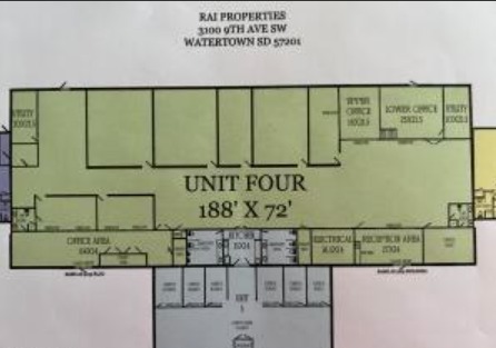 3100 SW 9th Ave, Watertown, SD for lease Floor Plan- Image 1 of 14