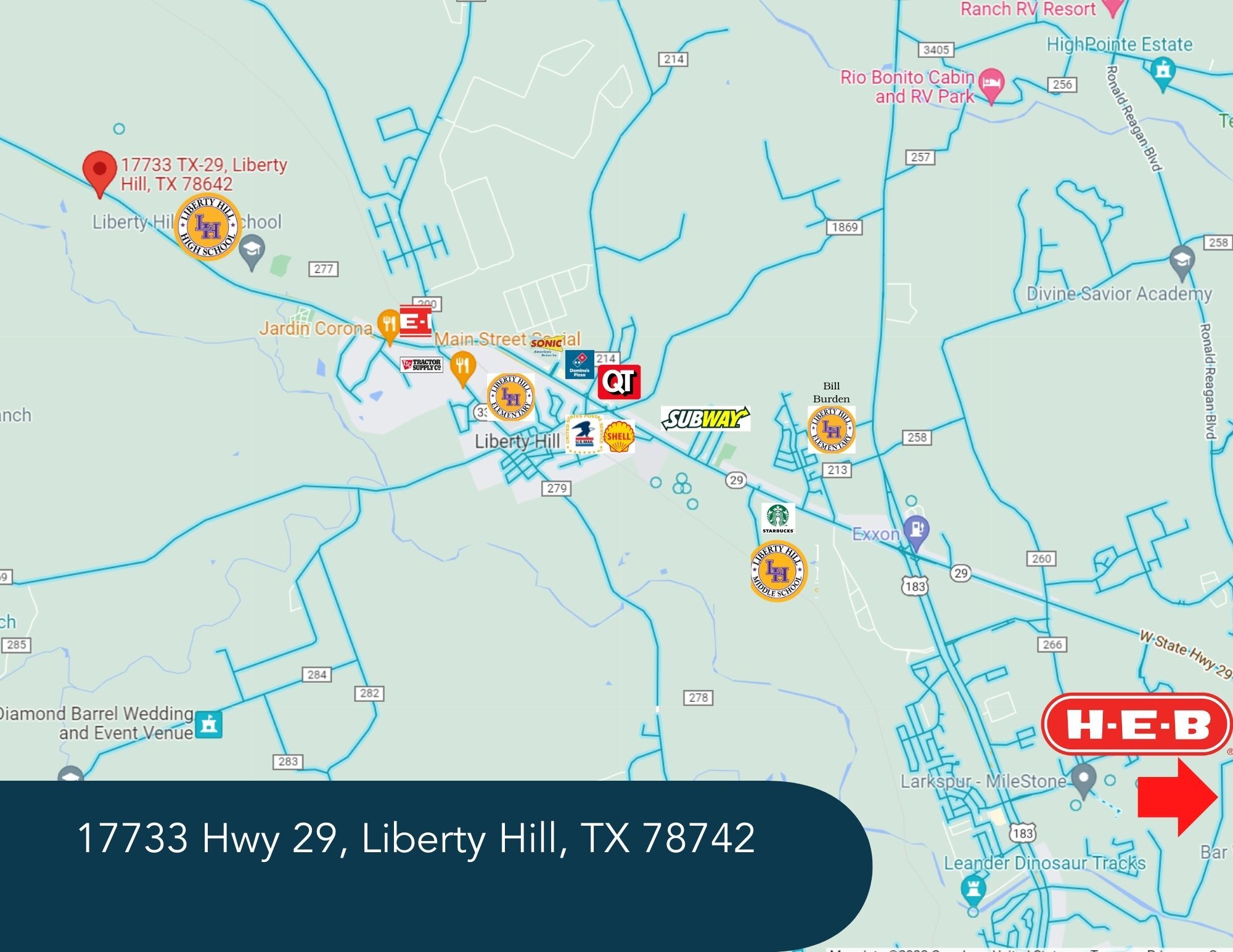 17733 Highway 29, Liberty Hill, TX for sale Primary Photo- Image 1 of 9