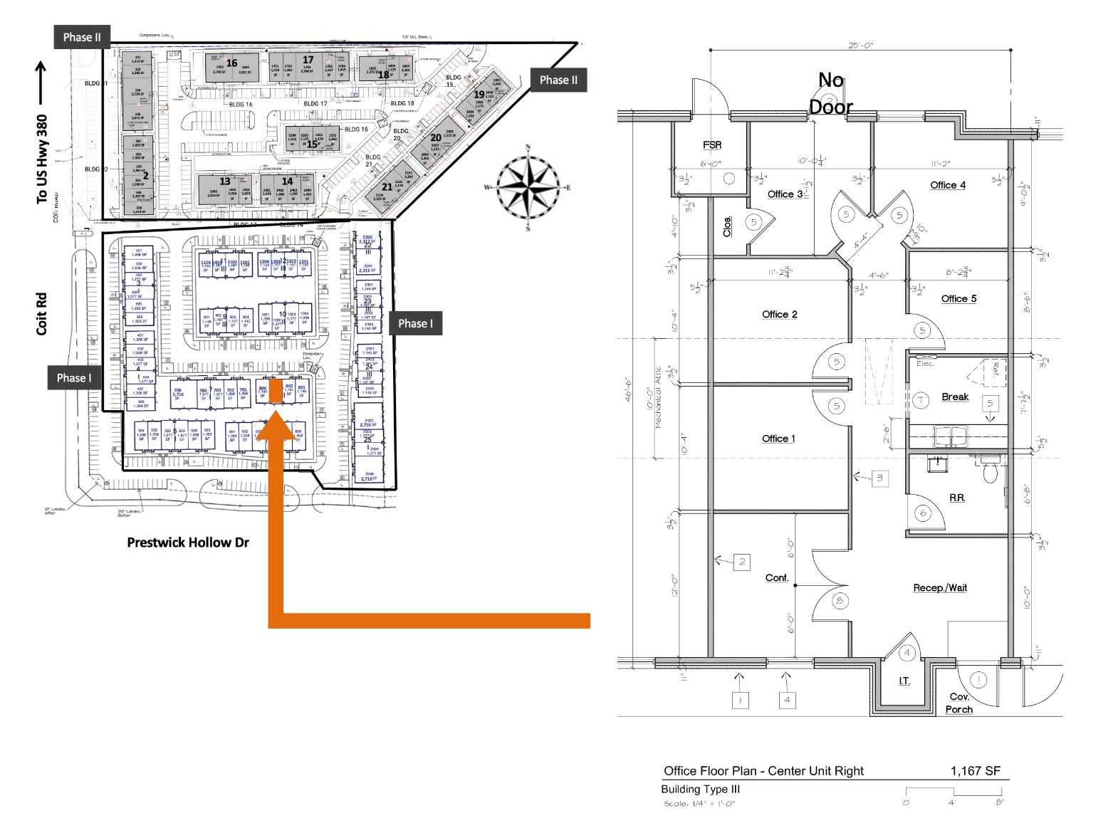 1400 N Coit Rd, McKinney, TX à louer Plan d’étage- Image 1 de 6