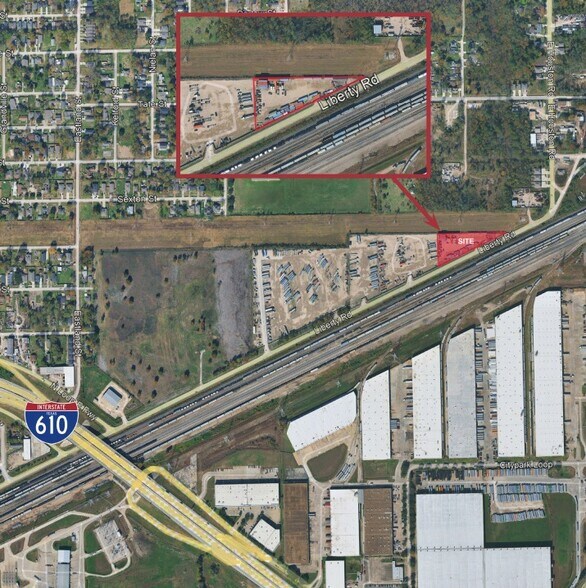 8461 Liberty Rd, Houston, TX à louer - Aérien - Image 2 de 2