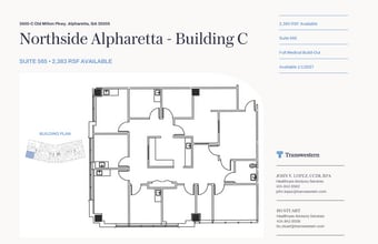 3400 Old Milton Pky, Alpharetta, GA for lease Floor Plan- Image 1 of 1