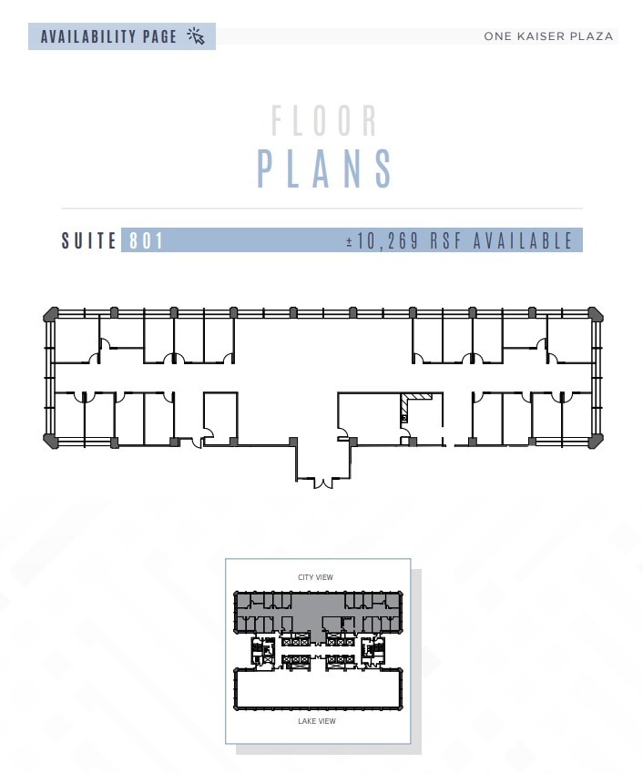 1 Kaiser Plz, Oakland, CA à louer Plan d’étage- Image 1 de 1