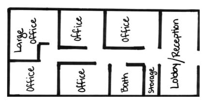 5550 W Flamingo Rd, Las Vegas, NV à louer Plan d’étage- Image 1 de 1