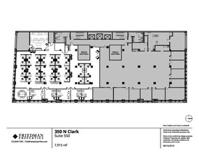 350 N Clark St, Chicago, IL à louer Plan d’étage- Image 1 de 5