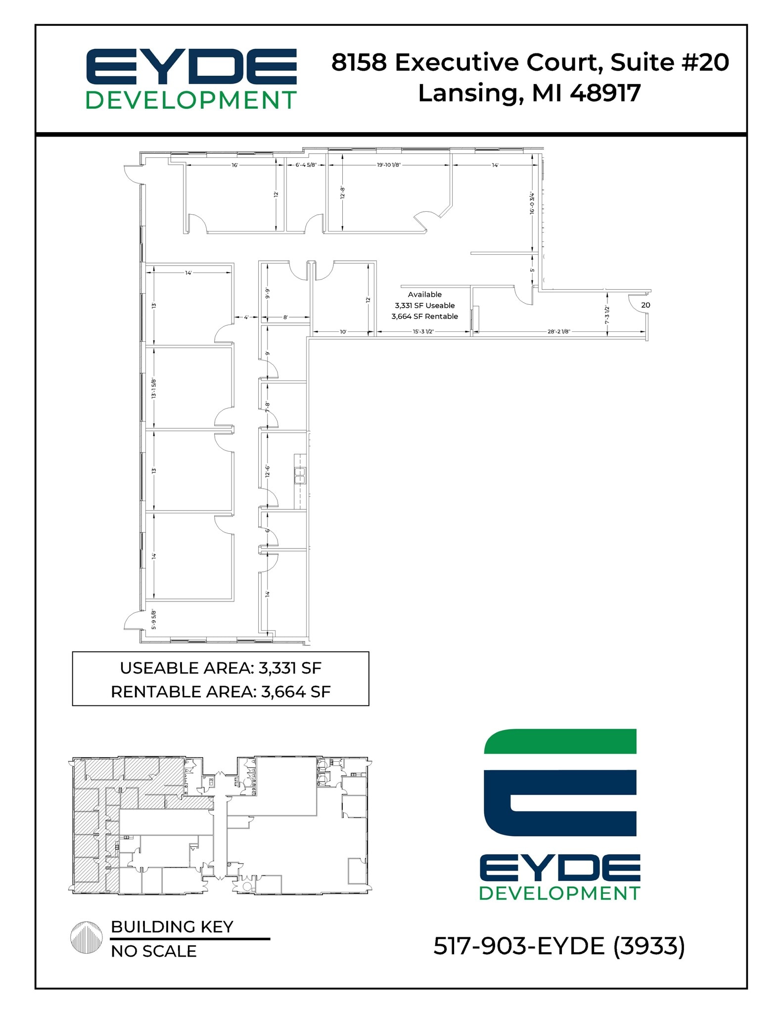 8158 Executive Ct, Lansing, MI for lease Site Plan- Image 1 of 1