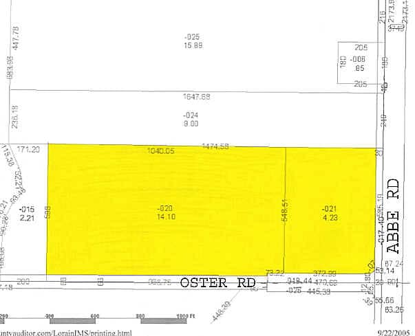 5211 Oster Rd, Sheffield Village, OH for lease - Plat Map - Image 2 of 2