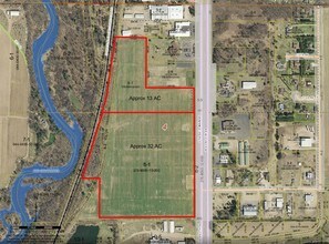 County Hwy SS, Rice Lake, WI - Aerial map view