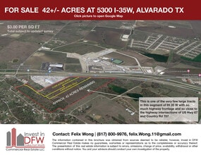 35 S Ih W, Alvarado, TX - AERIAL map view